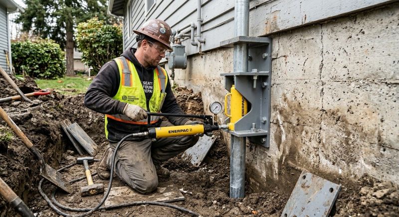 Concrete Foundation Leveling