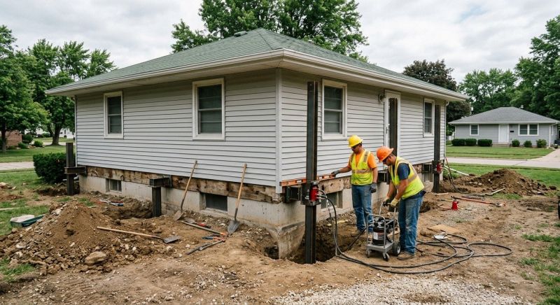 Concrete Foundation Leveling