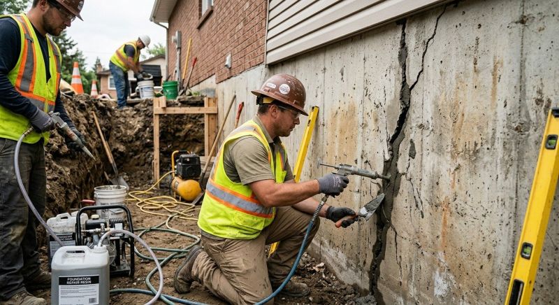 Cracked Foundation Repair