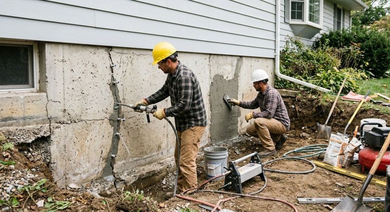 Cracked Foundation Repair